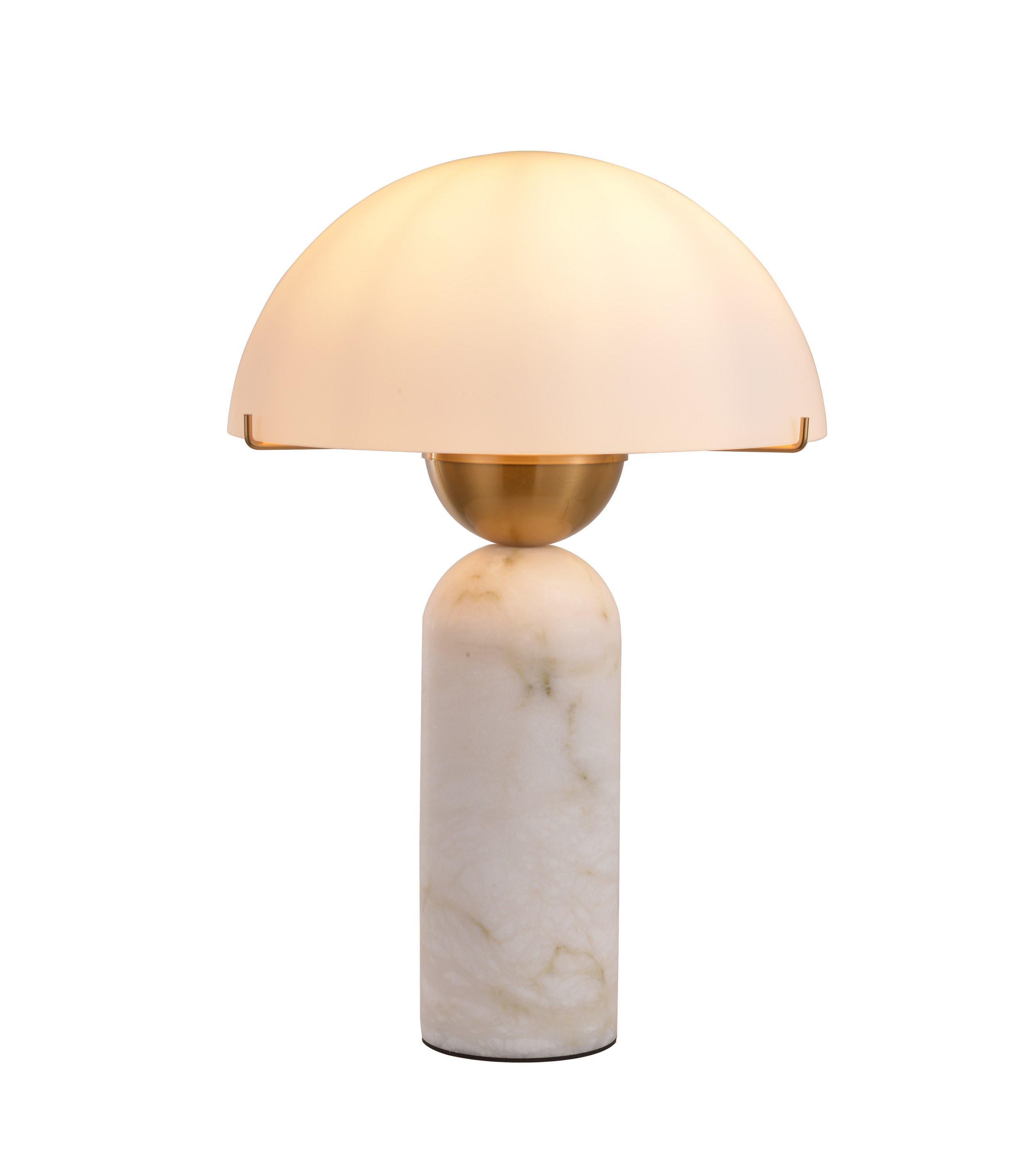 ໂຄມໄຟຕາຕະລາງເຫັດ Alabaster
