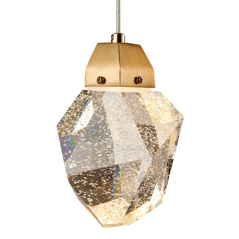 Bubble Crystal Chandelier ສໍາລັບເພດານສູງ