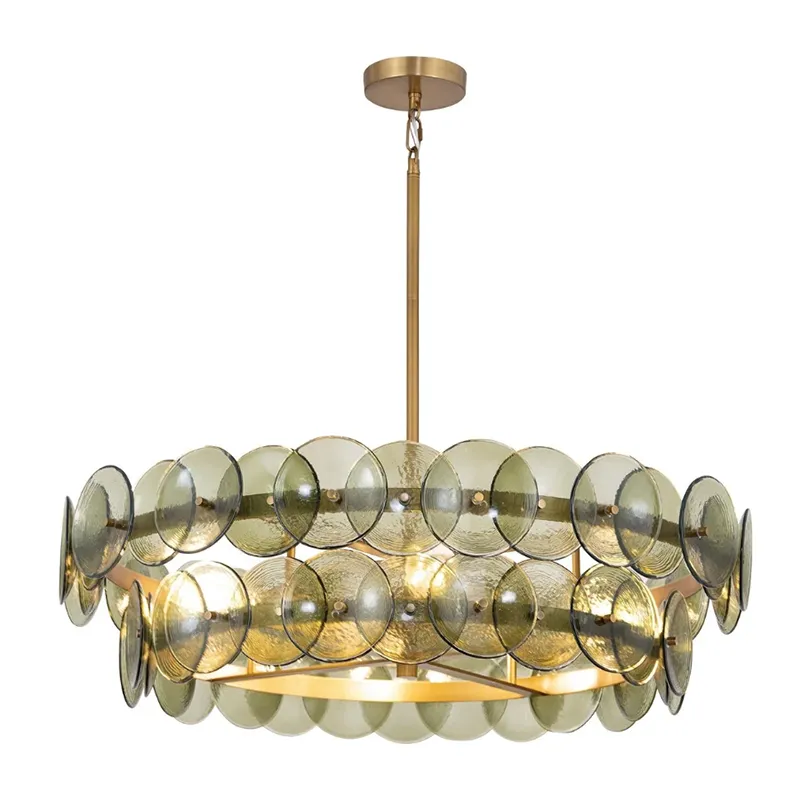 Chandelier ແຜ່ນແກ້ວກາງສະຕະວັດ
