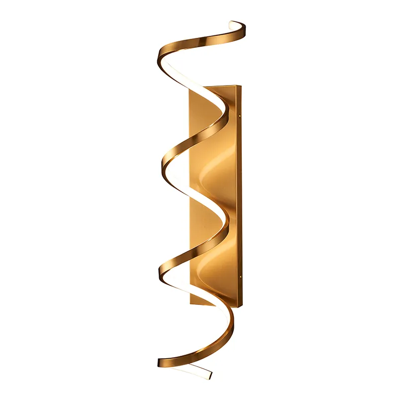 ທີ່ທັນສະໄຫມ LED Spiral Wall Sconce