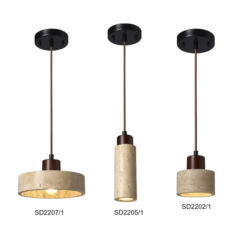 ໂຄມໄຟ Travertine Pendant