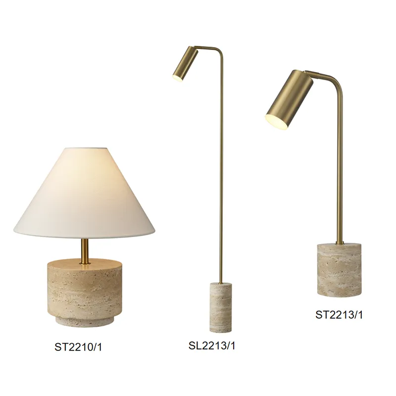 ໂຄມໄຟຕາຕະລາງ Travertine